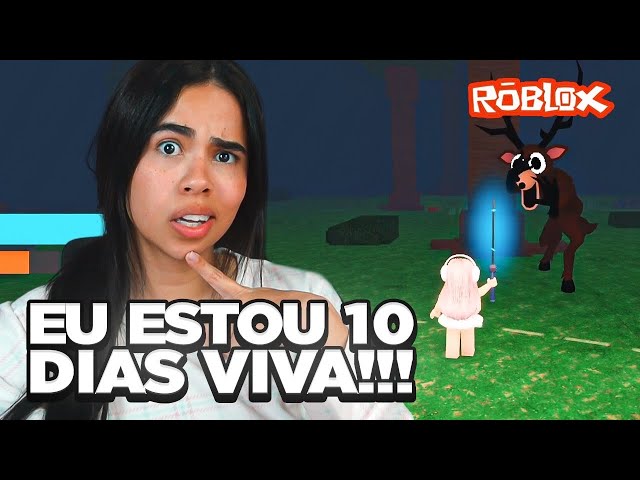 JOGANDO 99 NOITES NA FLORESTA SOZINHA NO ROBLOX