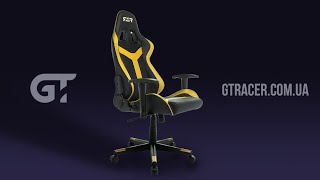 Геймерское кресло GT Racer X-2527 Black/Yellow