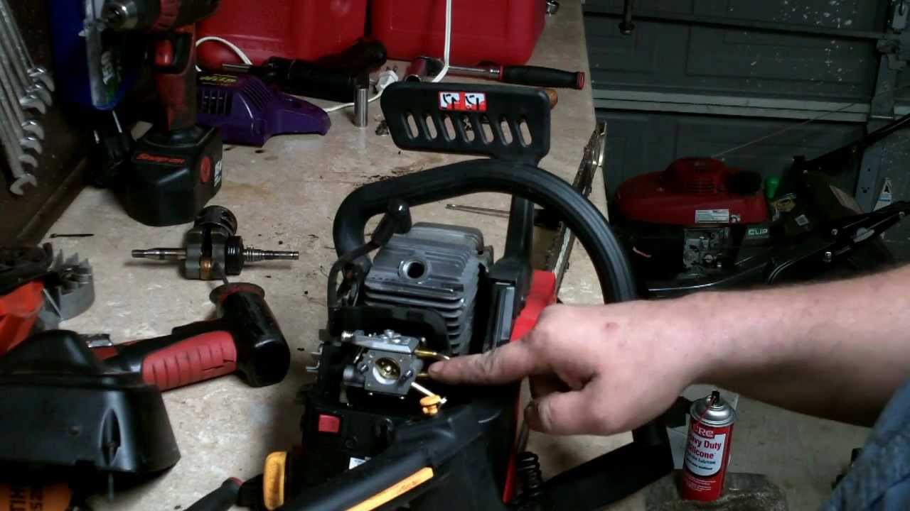 HOMELITE CHAINSAW REPAIR : how to rebuild the carburetor ... 2006 powerstroke wiring diagram 