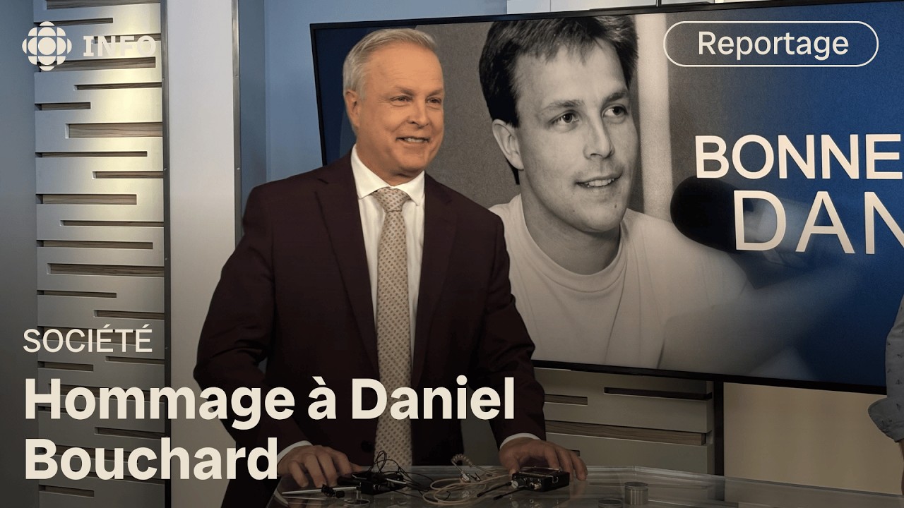 L'équipe de Radio-Canada Ottawa-Gatineau rend hommage au chef d'antenne Daniel Bouchard