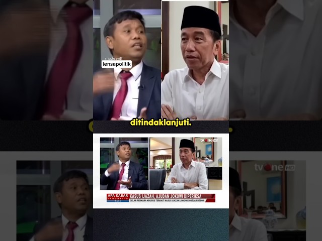 Kontroversi Ijazah Jokowi: Proses Hukum dan Kontrol Masyarakat.#politik #trending #shorts #jokowi