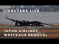 LIVE: Aircraft wreckage removed following Tokyo airport collision
