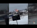 Eyewitness video shows Russian military transport plane crash near Ukraine  - 01:07 min - News - Video