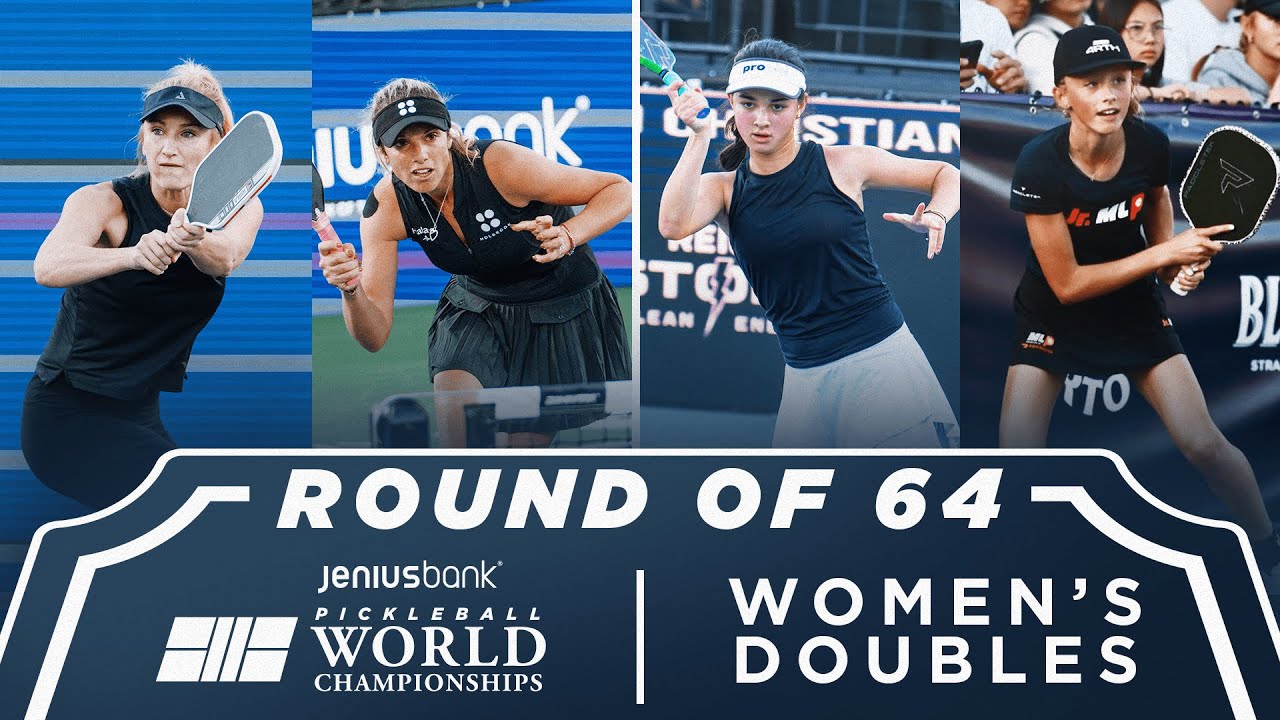 Radzikowska/Emmrich v Cosma/Hendershot at the Jenius Bank Pickleball World Championships