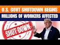 Breaking: U.S. Government Shutdown Begins – Millions of Federal Workers Affected | News9