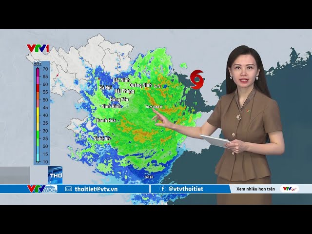 Dự báo mới nhất về cơn bão số 3 ở Vịnh Bắc Bộ | VTVWDB