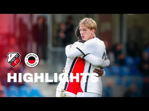 HIGHLIGHTS | Sterk Jong FC Utrecht speelt gelijk tegen Excelsior