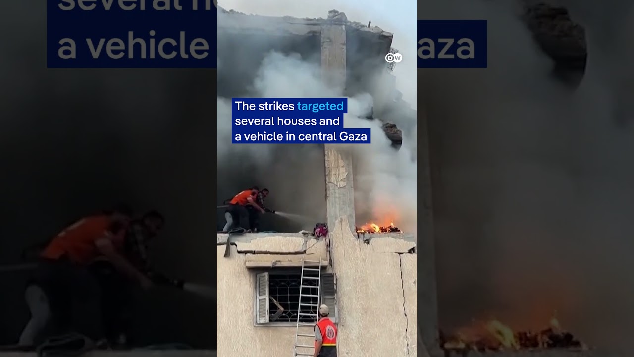Israel launches multiple air strikes on Gaza despite ceasefire | DW News