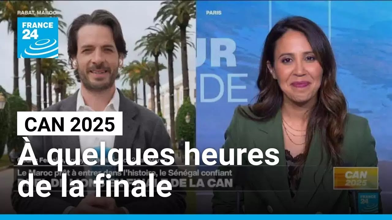 CAN 2025 : à quelques heures de la finale Maroc-Sénégal • FRANCE 24