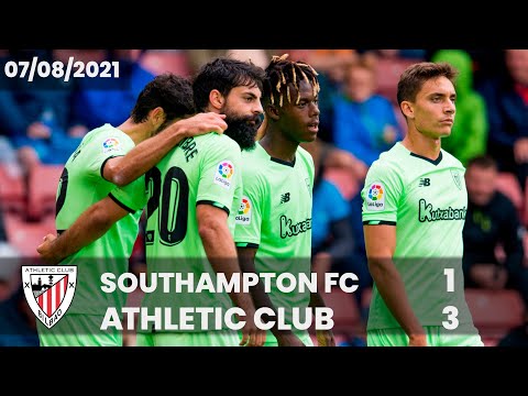 RESUMEN – LABURPENA | Southampton FC 1-3 Athletic Club | Amistosos – Lagunartekoak 2021/22
