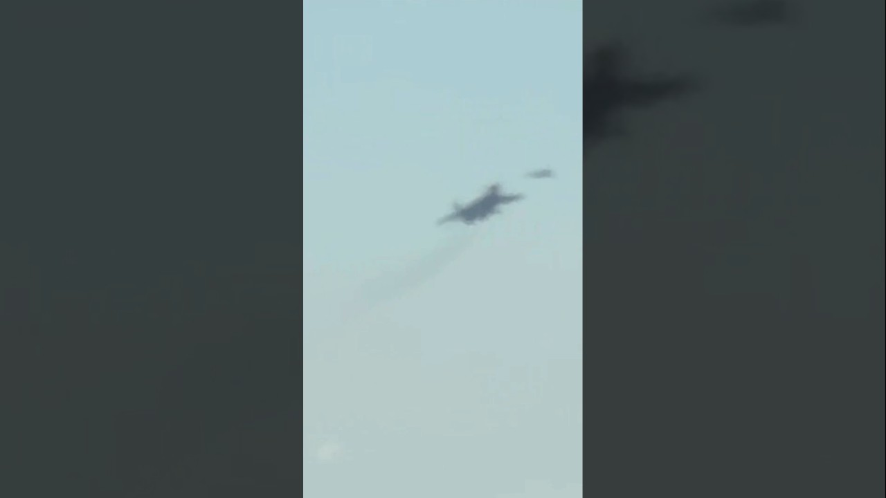 Ukraiński MiG-29 ściga i zestrzeliwuje rosyjskiego drona odrzutowego „Geran”