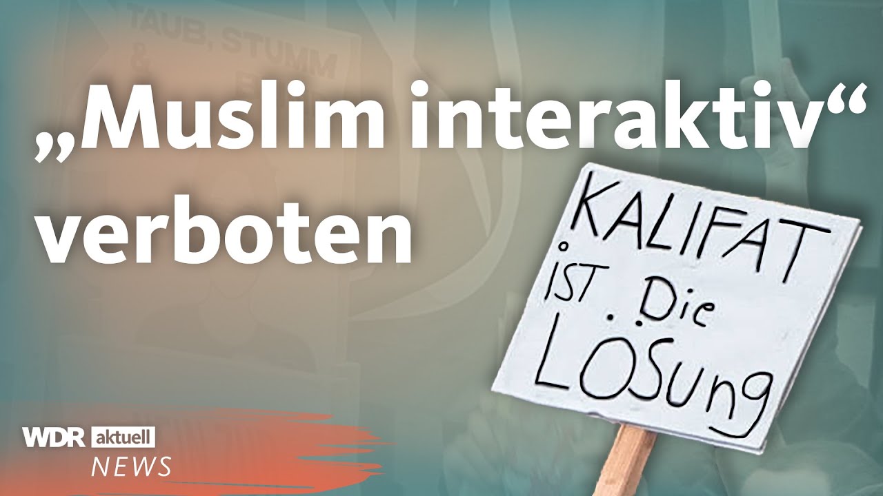 Innenminister Dobrindt verbietet islamistische Gruppe "Muslim interaktiv" | WDR Aktuelle Stunde