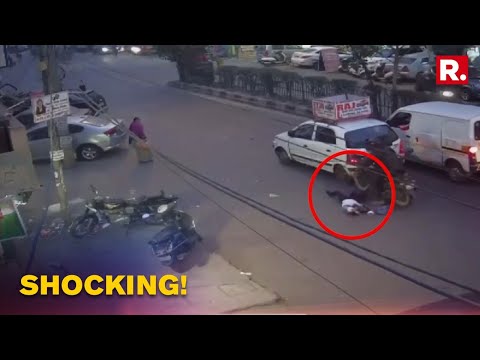 Mobile phone-snatchers drag woman on bike for 100m in Delhi, CCTV footage