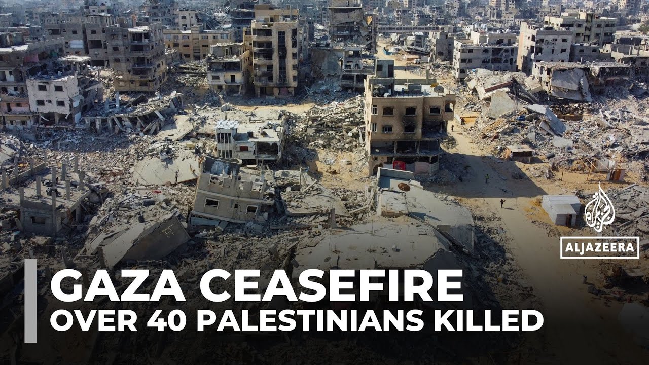 Israeli strikes kill 42 in Gaza as both sides say the other breached truce