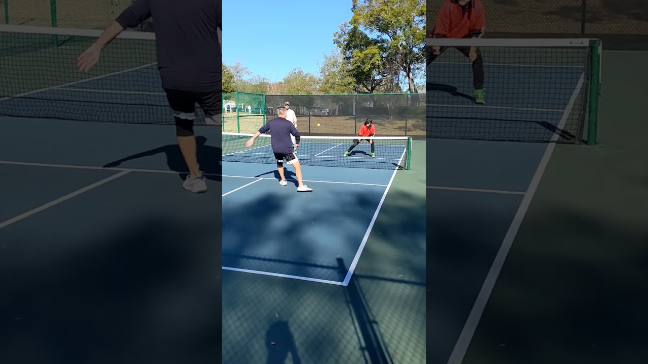 wicked backhand winner #pickleballdoubles #tennis #badminton