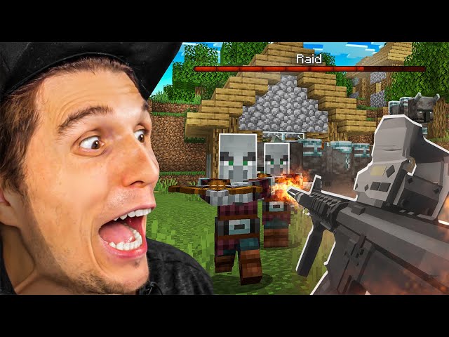 Minecraft, aber mit MÄCHTIGEN SCHUSSWAFFEN