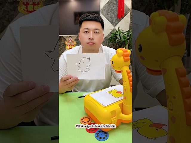 REVIEW vali máy chiếu vẽ hình cao cấp bạn muốn có không #funnyshorts #cutethings