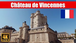 【4K】Inside Chateau de Vincennes in Paris | September 2020 Ultra HD (2160p 50fps)