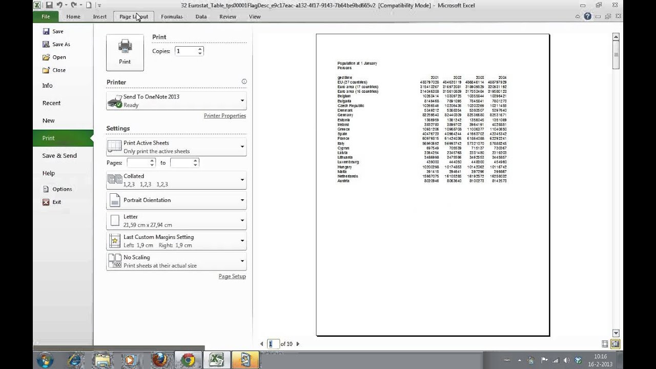 how-to-create-and-adjust-page-breaks-in-excel-2010-youtube