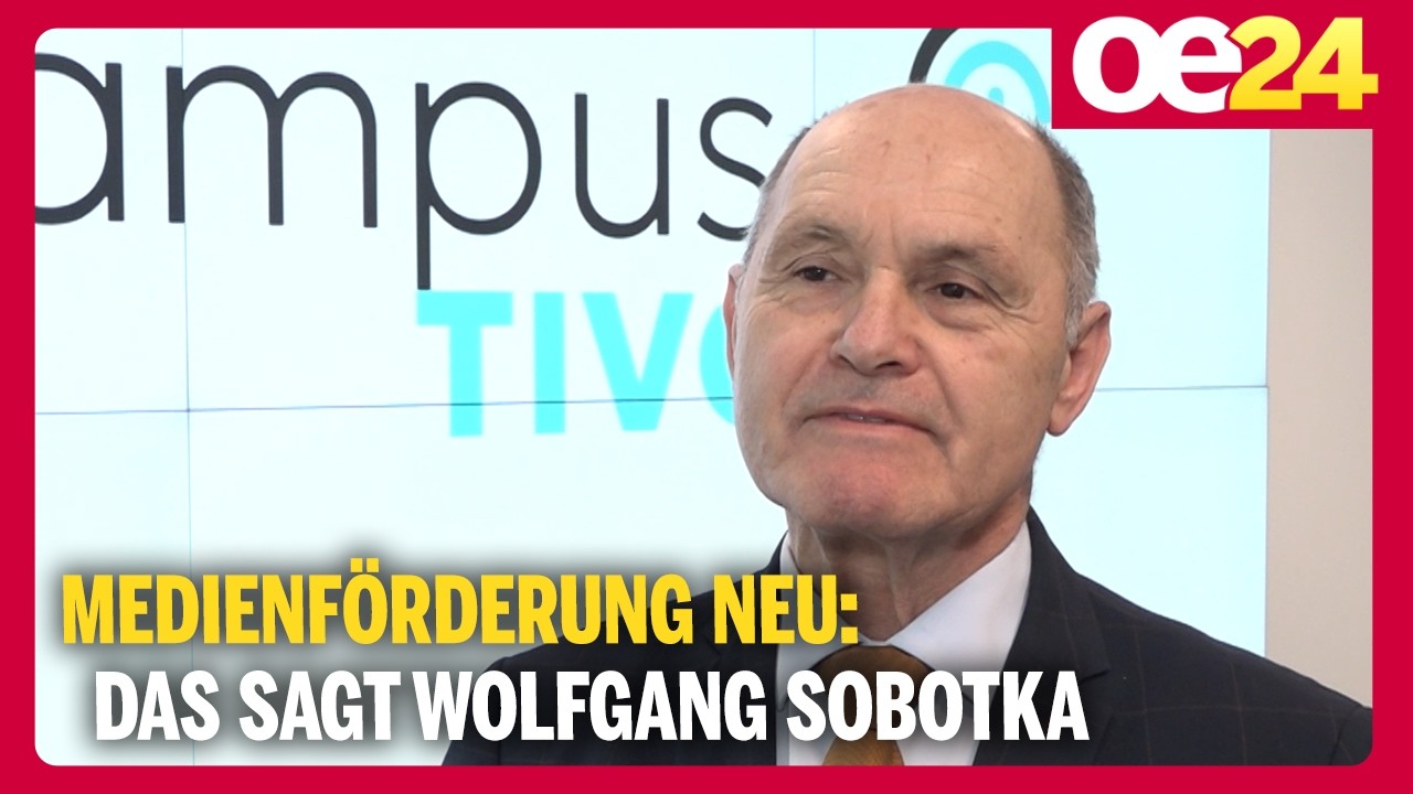 Medienförderung Neu: Das sagt Wolfgang Sobotka
