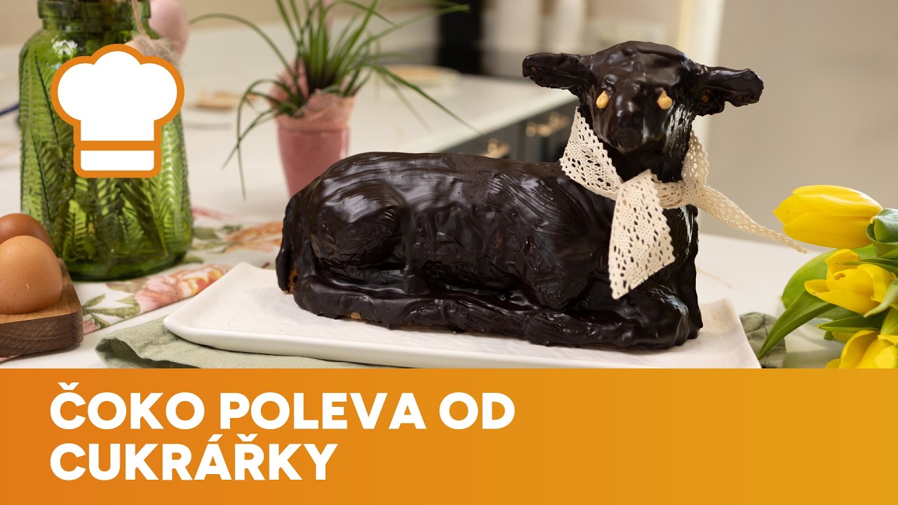 Čokoládová poleva od cukrářky se hodí na zdobení moučníků, dortů i cukroví