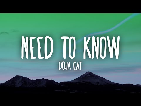 Doja Cat - Need To Know