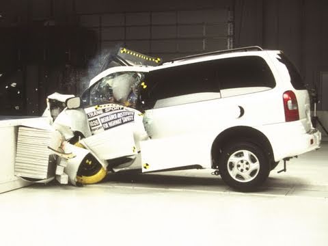 Prueba de choque de video Transporte Pontiac 1990 - 1996