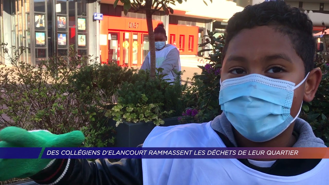 Yvelines | Des collégiens d’Elancourt ramassent les déchets de leur quartier