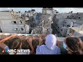 Palestinians search for bodies in rubble after Israeli strikes on Rafah