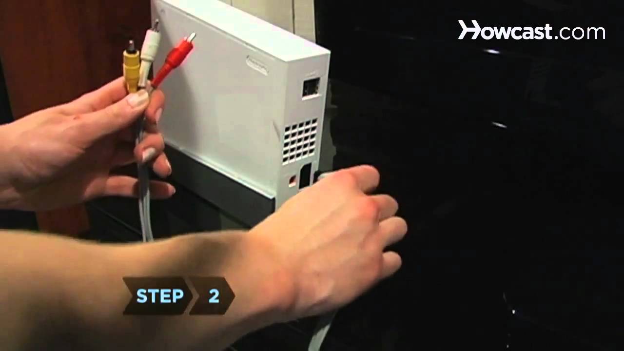 How to Install a Nintendo Wii - YouTube audio output to usb wiring 