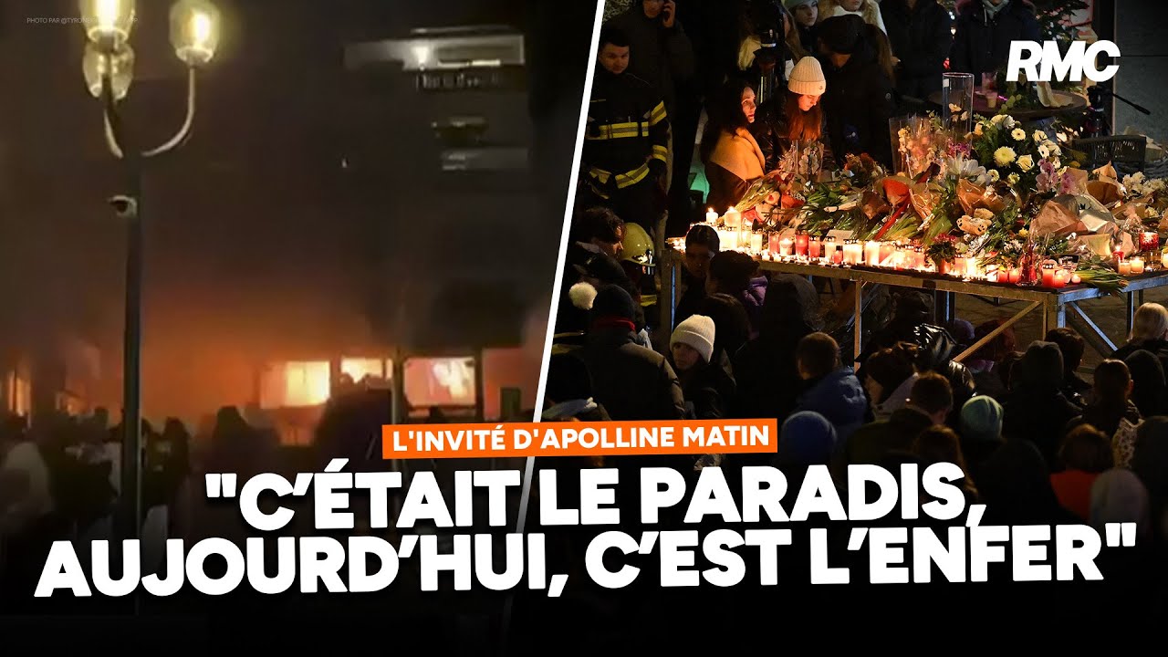 "J'ai vu des jeunes qui portaient un corps" : un témoin de l'incendie de #cransmontana raconte