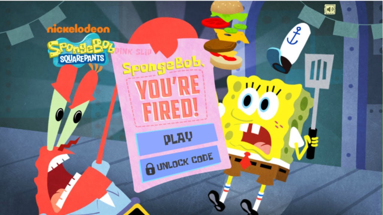 Nick Games Spongebob Squarepants Spongebob You Re Fired Youtube