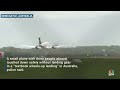 Watch: Small plane makes textbook wheels-up landing - 01:10 min - News - Video