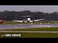 Watch: Small plane makes textbook wheels-up landing