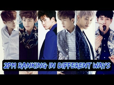 2PM RANKING IN DIFFERENT WAYS