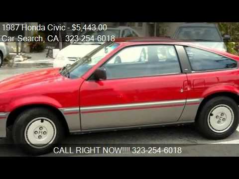 1987 Honda civic hatchback sale #7