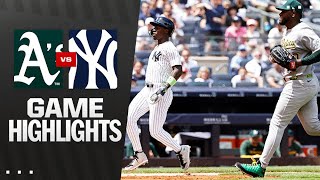 A's vs. Yankees Game Highlights (6/29/25) | MLB Highlights