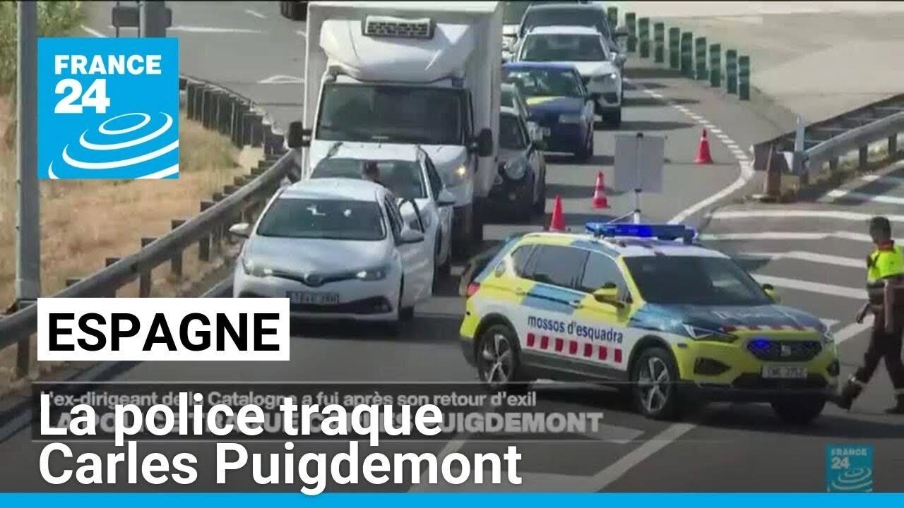 Espagne : Carles Puigdemont a fui après son retour d'exil • FRANCE 24