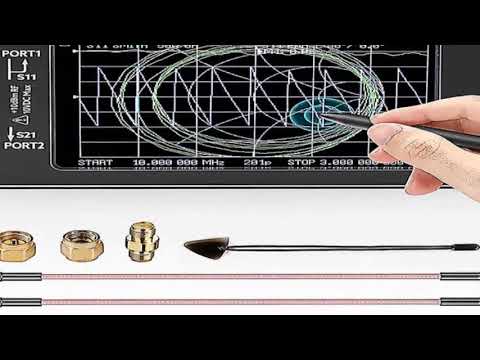 2022 New Updated NanoVNA-H4 4inch Vector Network Analyzer 10k-1.5GHz HF VHF UHF Antenna An