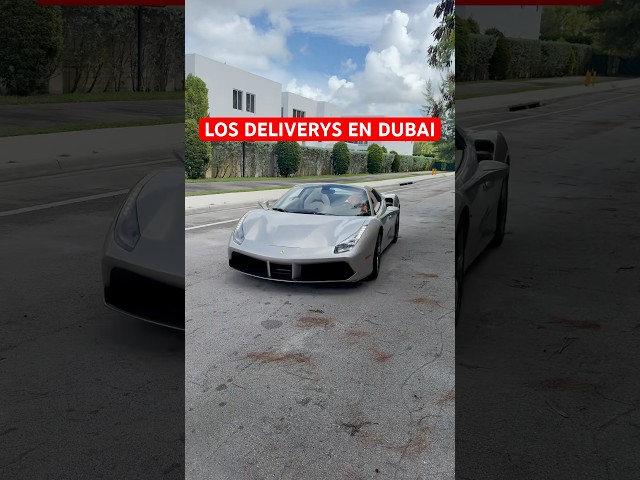Me tocó un Ferrari de Delivery en DUBAI.