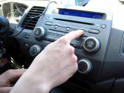 Aux installation honda civic 2006 #3