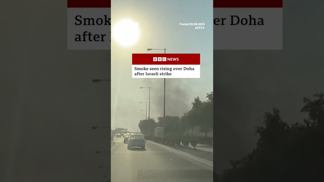 Qatar's foreign ministry says the attack is a "blatant violation" of international law. #Qatar #BBC