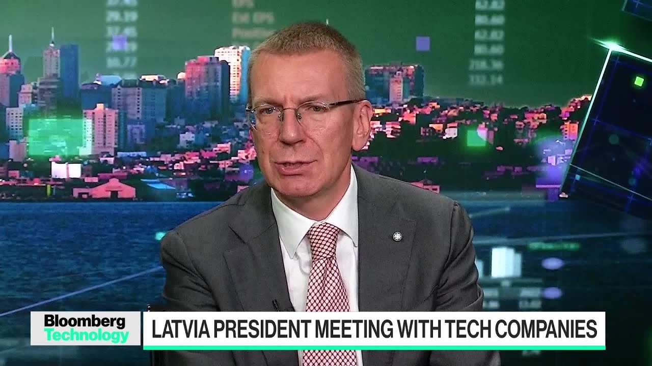 Latvia's Rinkevics on Tech Meetings, Russian Drones, Ukraine