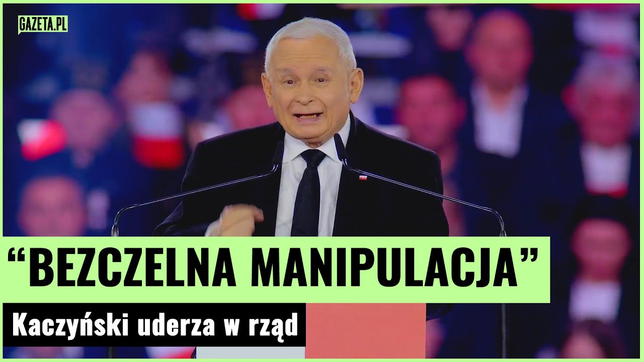 Kaczyński attacks the government and praises... Duda. A decisive speech by the PiS president  | Gazeta.pl