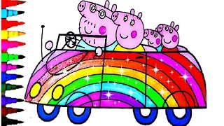 40 Top Coloring Pages Peppa Pig Car Images & Pictures In HD