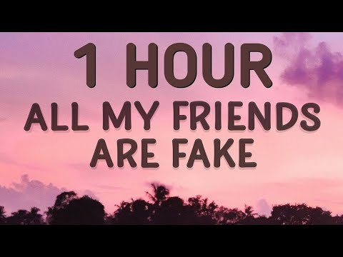 Tate McRae - all my friends are fake (Lyrics)  🎵1 Hour