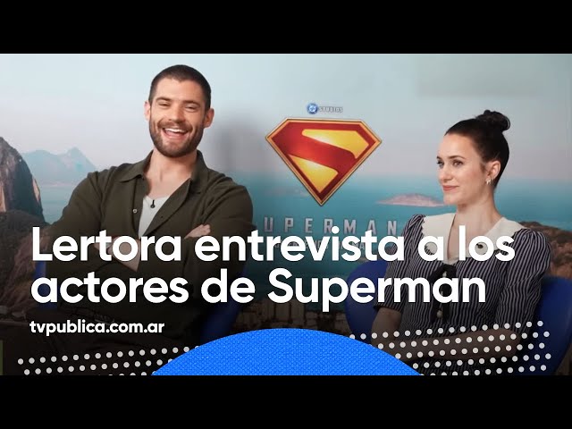 Matías Lertora, mano a mano con los protagonistas de Superman - Las Mañanas con Andino