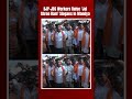 Karnataka: Protesting BJP-JDS Workers Raise ‘Jai Shree Ram’ Slogans Amid Hanuman Flag Row In Mandya
