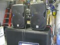 Niobi Audio testing new JBL SRX728S subs and Alto powered speakers