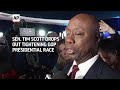 Sen. Tim Scott drops out, focus shifts to Haley-DeSantis feud in 2024 Republican presidential race  - 02:36 min - News - Video